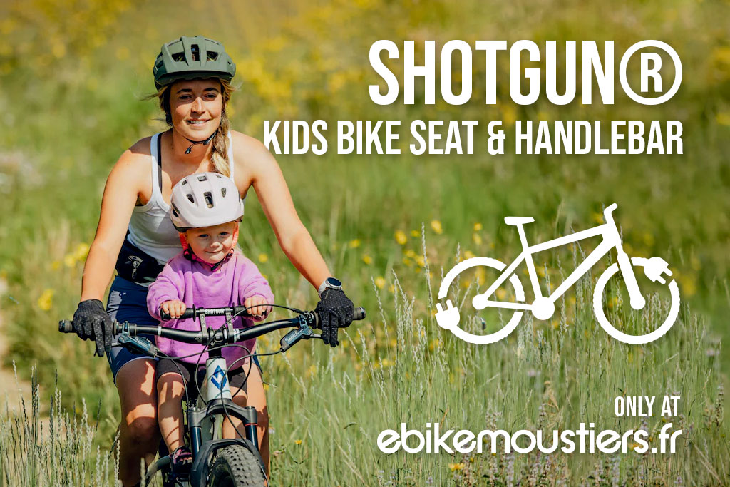 Shotgun custom bike seat and handlebar for ebikes